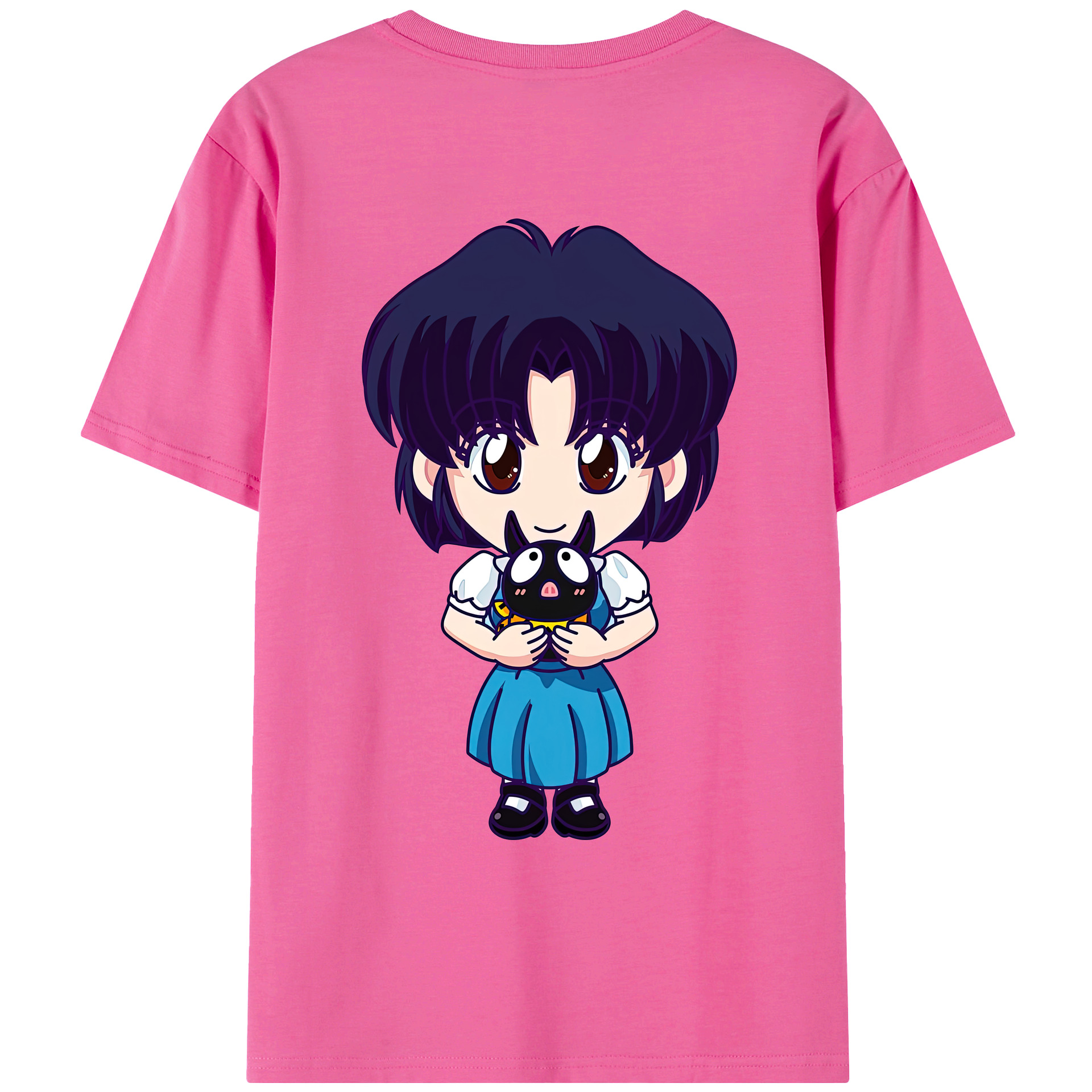 （画像用） 美少女戦士セーラームーン 水野 亜美 みずの あみ Sailor Moon Mizuno Ami レディース半袖Tシャツ(バックプリント)